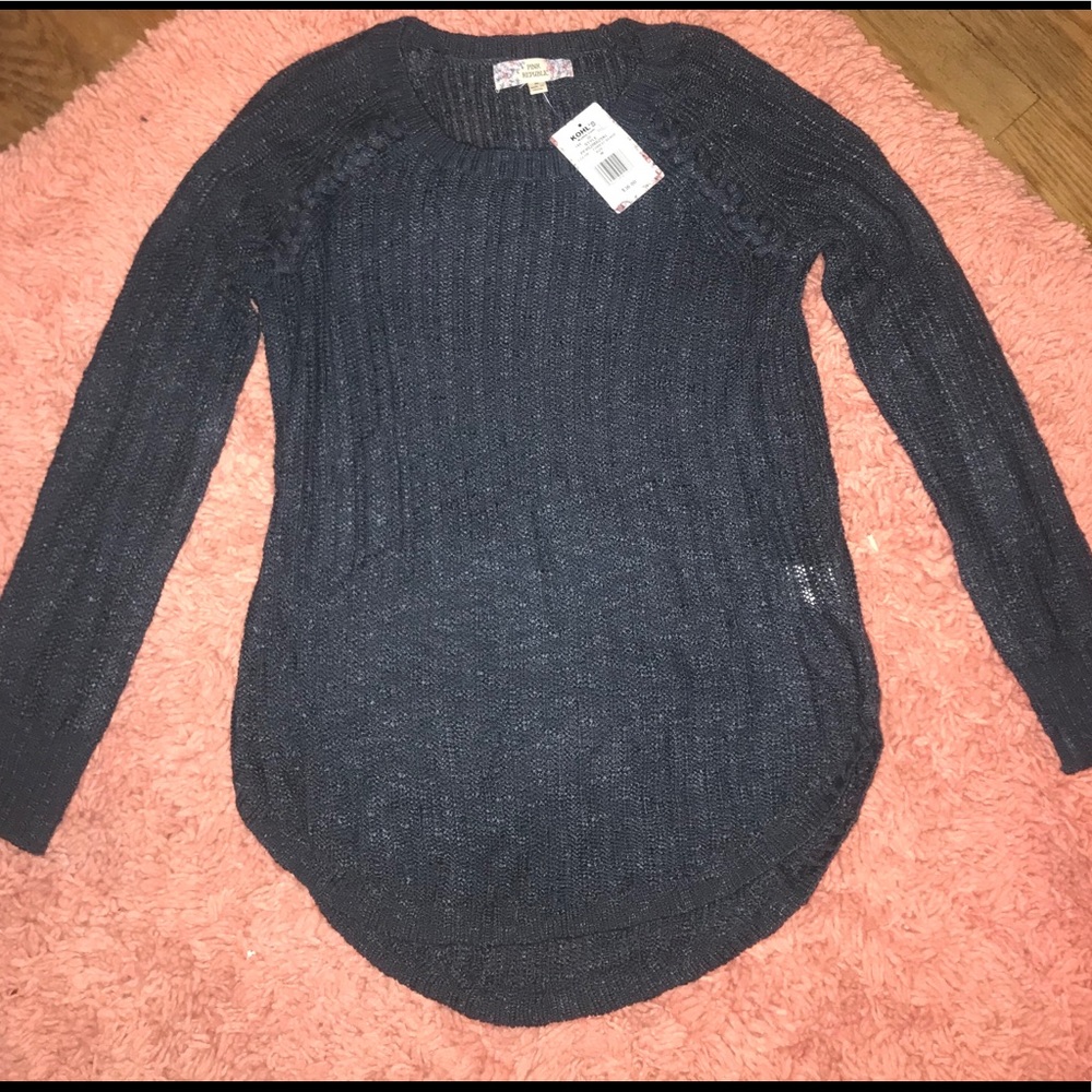 Navy Blue Sweater